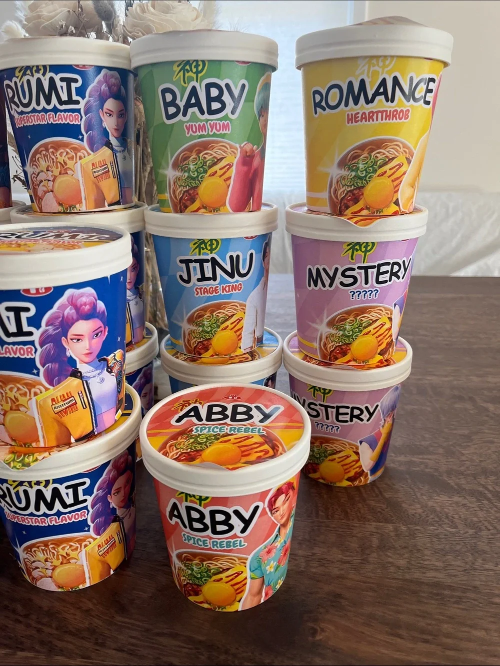 K-pop Demon Hunters Mystery Ramen Cup Surprise